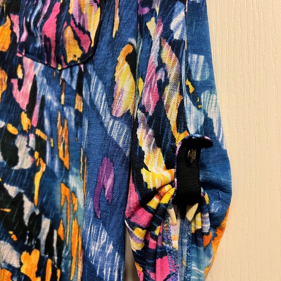 Colorful Abstract Women's Top - Picture 2 of 2